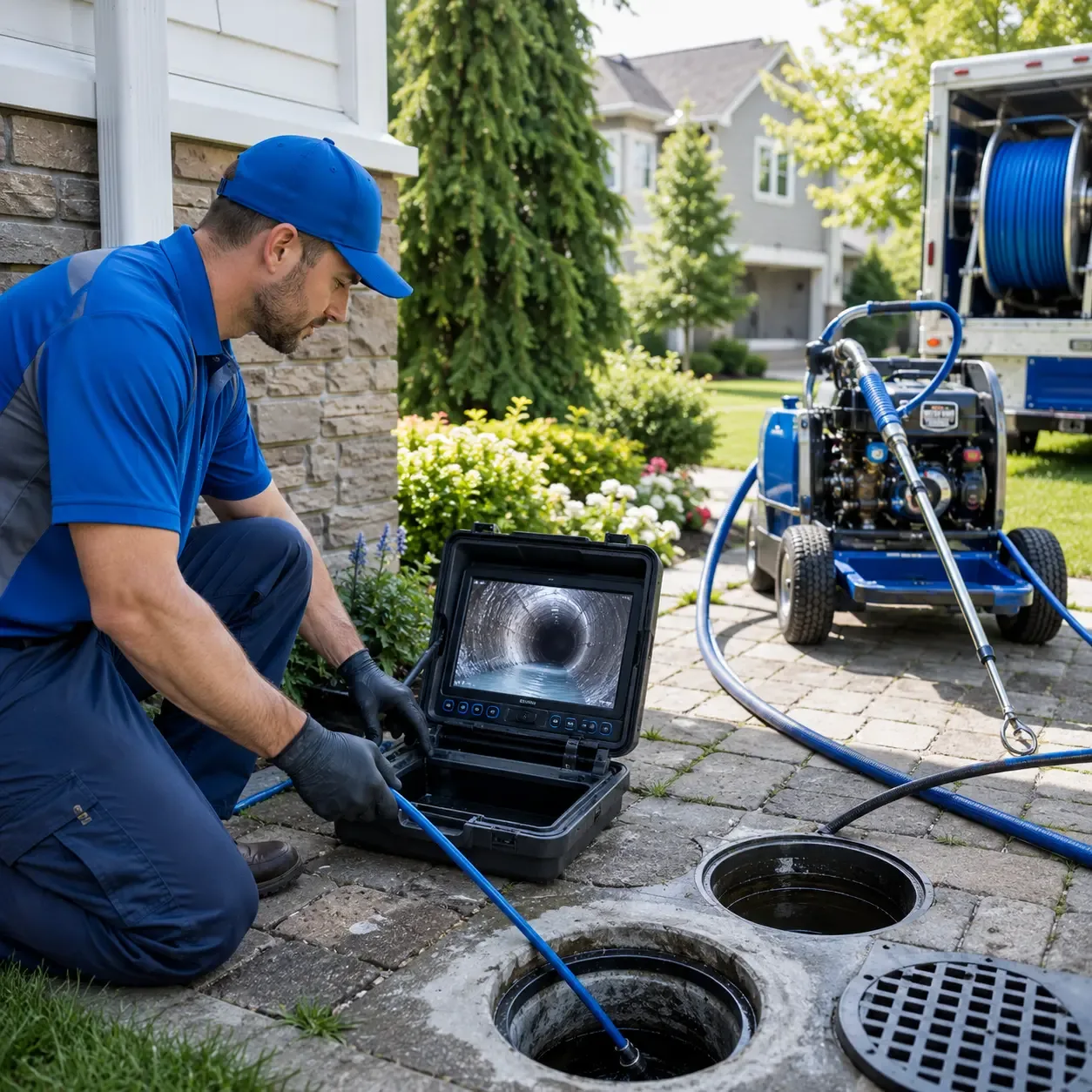 Outdoor drain cleaning professionals serving New Hope, VA